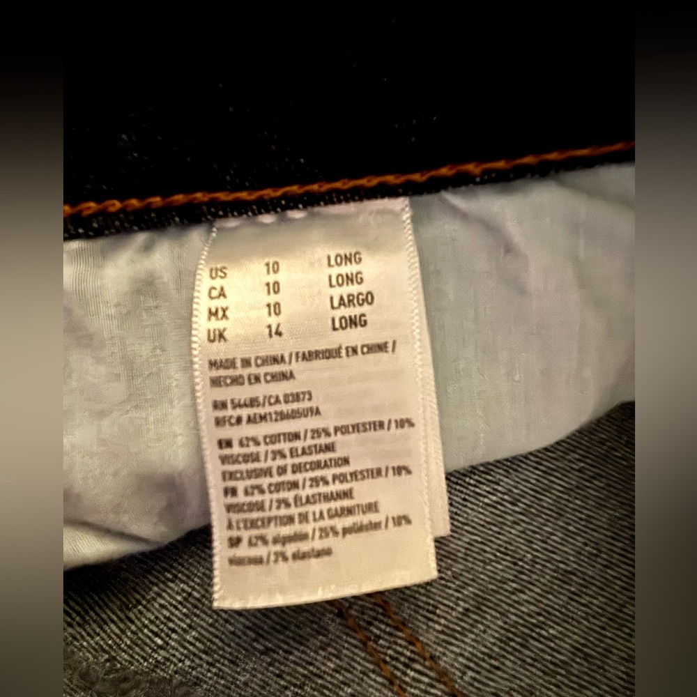 American Eagle Outfitters High Rise Jegging - 10 Long - Picture 4 of 5